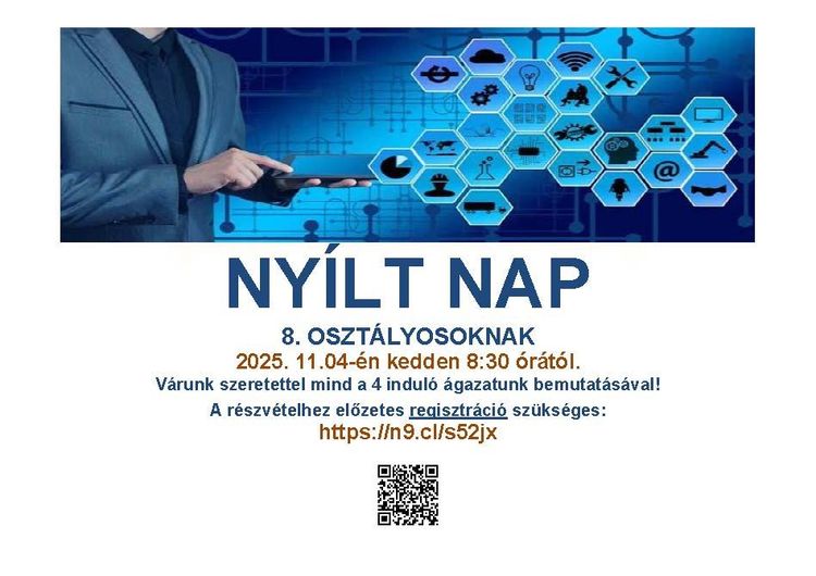 Nyílt nap 8. osztályosoknak