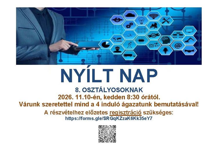 Nyílt nap 8. osztályosoknak